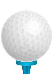 Vector Bola de Golf Cortado para final de última sección de la página de Inicio